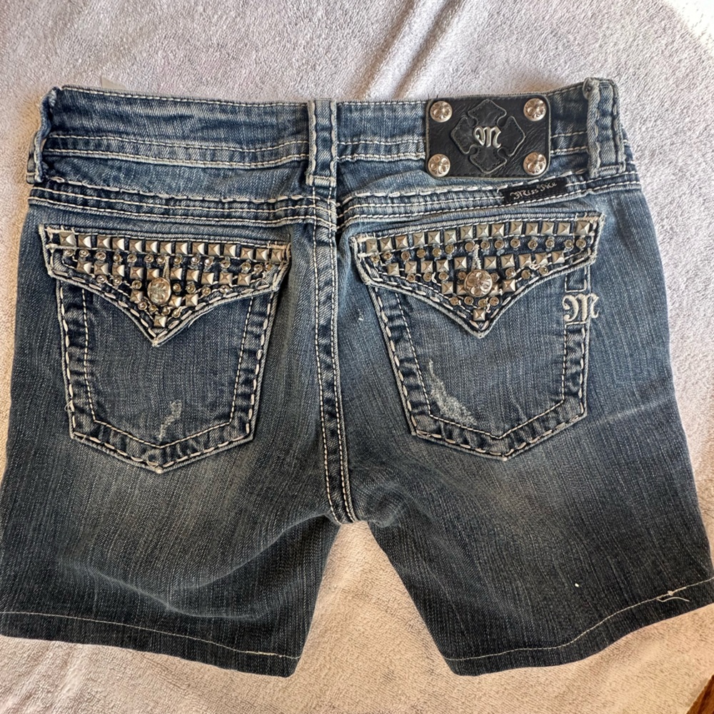 Miss Me Vintage Y2K Jean Shorts - Picture 7 of 9